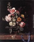 Famous Vase Paintings - Vase of Flowers with Watch